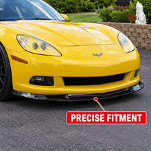 Load image into Gallery viewer, NINTE ZR1-Style Front Bumper Lip Splitter for 2005-2013 Chevrolet Corvette C6 Base – Track-Inspired Aero - NINTE