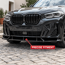 NINTE For BMW G01 X3 G02 X4 LCI M Sport 2022-25 GT-Style Glossy Black Front Bumper Lip - NINTE
