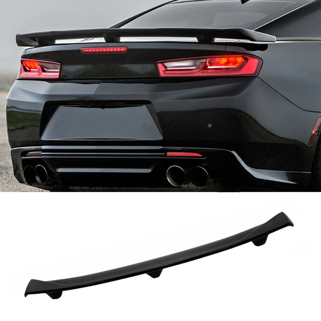 NINTE Rear Spoiler For 2016-2024 Chevy Camaro LS LT1 LT SS RS ZL1 ABS High Wing OE Style Trunk Lid