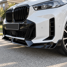 NINTE Front Bumper Lip Fit for 2024-2026 BMW LCI G05 X5 M-Sport MP Style Painted Gloss Black One Piece Sport Style Without Logo - NINTE