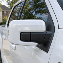 NINTE Side Mirror Cover Caps Overlays Fit for 2021-2026 Ford F150 Painted Gloss White Pair With Turn Signal Hole Sport Style Without Logo - NINTE