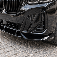 NINTE For BMW G01 X3 G02 X4 LCI M Sport 2022-25 GT-Style Glossy Black Front Bumper Lip - NINTE