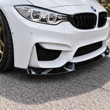 NINTE For 2015-2020 Fits BMW F80 M3 F82 F83 M4 1 Piece Style Front Bumper Lip Front Lower Diffuser - NINTE