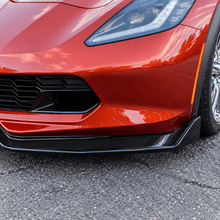 NINTE Front Bumper Lip Splitter For 2014-2019 Chevy Corvette C7 Z06 Stingray Grand Sport Stage 2 Front Lip Front Bumper Chin Splitter - NINTE