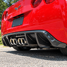 NINTE Rear Bumper Lip Splitter Kit Fit for Chevrolet Corvette C6 2005-2013 Painted Gloss Black ABS Plastic Without Logo - NINTE