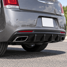 NINTE Rear Diffuser For 2015-2021 Chrysler 300 Dual Rectangle Exhaust Opening Rear Bumper Lip - NINTE