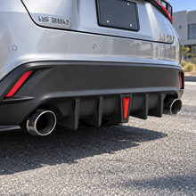 NINTE For Lexus IS300 IS350 2021-2025 JDM Glossy Black Rear Bumper Diffuser W/ Led Light