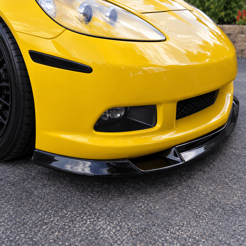 NINTE ZR1-Style Front Bumper Lip Splitter for 2005-2013 Chevrolet Corvette C6 Base – Track-Inspired Aero - NINTE