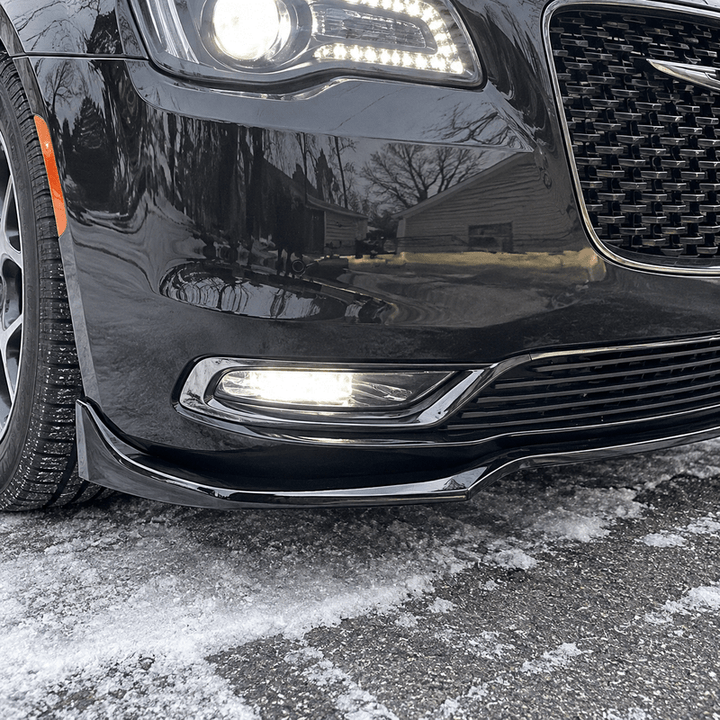NINTE For 2015-2023 Chrysler 300 C S SRT Front lip ABS Painted 1 Piece Style Front Bumper Lip Splitter - NINTE
