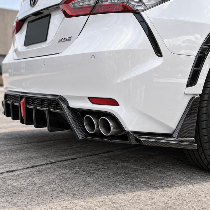 NINTE Yofer V2 Rear Diffuser+Corner Extension For 2018-24 Toyota Camry SE XSE - NINTE