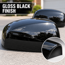 NINTE Side Mirror Cover Caps for 2007-2013 Chevy Silverado 1500, GMC Sierra 1500 & Yukon, Pair - NINTE