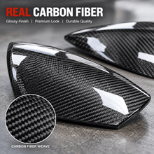 NINTE M Style Mirror Caps Replacement For 2021-2025 Lexus IS300 IS350 IS500 F Real Carbon Fiber - NINTE