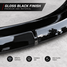 NINTE Front Lip Spoiler For 2014-2021 Jeep Grand Cherokee SRT/2018-2021 Trackhawk Front Bumper Lip Spoiler Splitter Guard Bodykit Glossy Black ABS 3Pcs - NINTE