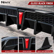 NINTE Yofer V2 Rear Diffuser+Corner Extension For 2018-24 Toyota Camry SE XSE - NINTE