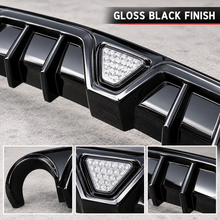 NINTE Rear Diffuser for 2012-2014 Chrysler 300 SRT with Brake Light Rear Bumper Lip - NINTE