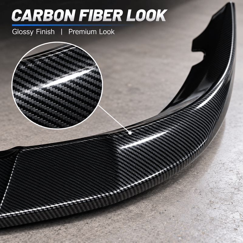NINTE ZR1-Style Front Bumper Lip Splitter for 2005-2013 Chevrolet Corvette C6 Base – Track-Inspired Aero - NINTE