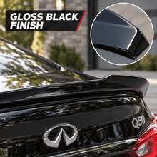 NINTE 2014–2024 Infiniti Q50 Rear Spoiler One Piece PSM Style Without Logo