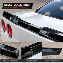 NINTE For 2005-2013 Chevrolet Corvette C6 Rear Spoiler ABS Trunk Wing Spoiler - NINTE