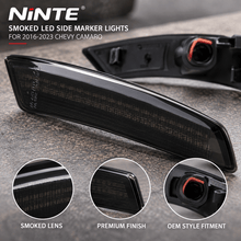 NINTE Smoked LED For 2016-2023 Chevy Camaro Front Rear Side Marker Lights - NINTE