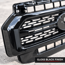 NINTE Front Bumper Grille for 2020-2023 Ford F250 F350 Super Duty ABS Gloss Black - NINTE