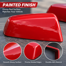 NINTE Mirror Caps Top Half For 2014-2019 Silverado & Sierra 1500 2500 3500