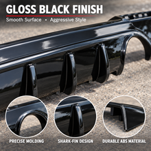 NINTE Shark-Fin Rear Bumper Diffuser for 2015-2023 Chrysler 300 SRT – Aggressive Rear Aero