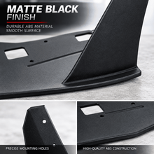 NINTE Front Bumper Corner Winglets For 2015-2021 Ford Mustang GT500 Style - NINTE