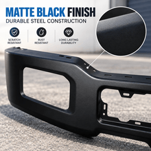NINTE Front Bumper Face Bar Shell Fit for Ford F-150 2018-2020 Pickup with Fog Light Holes Matte Black Without Logo - NINTE