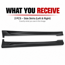 NINTE Side Skirt Rocker Panel Splitters for 2014-2024 Infiniti Q50 – Low, Wide Aero Profile - NINTE