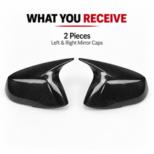 NINTE M Style Mirror Caps Replacement For 2014up Infiniti Q50 Q60 Q70 QX30 - NINTE