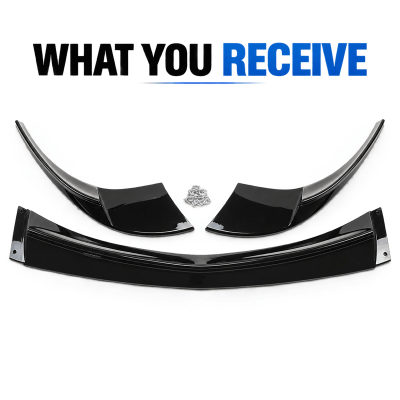 NINTE ZR1-Style Front Bumper Lip Splitter for 2005-2013 Chevrolet Corvette C6 Base – Track-Inspired Aero - NINTE