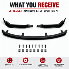 NINTE V-Style Front Bumper Lip Splitter for 2021-2025 Lexus IS300/IS350 F Sport – Aggressive Sport Aero - NINTE