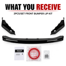 NINTE  Front Bumper Lip Kit  For BMW G80 M3 G82 G83 M4 2021-2026 Front Bumper Lip Kit 3PC