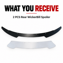NINTE For 2015-2024 Dodge Charger Rear WickerBill Spoiler Gloss Black - NINTE