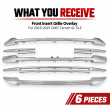 NINTE Front Insert Grille Overlay For 2018-2021 GMC Terrain SL SLE - NINTE