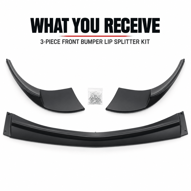NINTE ZR1-Style Front Bumper Lip Splitter for 2005-2013 Chevrolet Corvette C6 Base – Track-Inspired Aero - NINTE