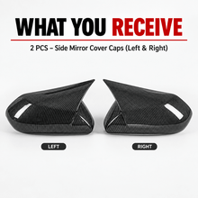 NINTE Side Mirror Cover Caps for 2018-2024 Toyota Camry – Sleek Sport Overlay Pair - NINTE