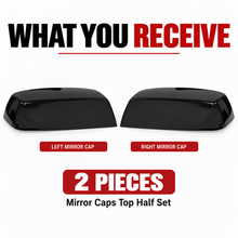NINTE Mirror Caps Top Half For 2014-2019 Silverado & Sierra 1500 2500 3500 - NINTE