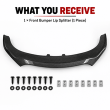 NINTE Front Bumper Lip Splitter for 2015-2023 Dodge Charger SRT Widebody – Aggressive Sport Aero - NINTE