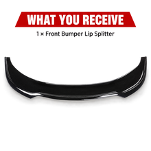 NINTE For 2015-2023 Chrysler 300 C S SRT Front lip ABS Painted 1 Piece Style Front Bumper Lip Splitter