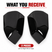 Load image into Gallery viewer, NINTE Mirror Caps for 2015-2020 Ford F-150, Non-Tow Top-Half Covers, 2-Piece - NINTE