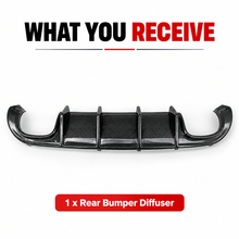NINTE For 2015-2023 Dodge Charger Quad Exhaust Rear Diffuser NOT for Wide body - NINTE