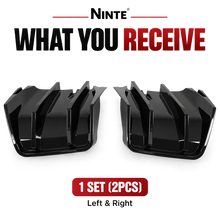 NINTE STG 3 Big Fin Rear Diffuser FOR 2014-2019 Chevrolet Corvette C7 Gloss Black