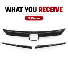 NINTE Hood Grill Cover with Eyelid Cover For 2021-2022 Honda 10.5th Gen Accord - NINTE