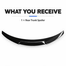NINTE For 2014-2020 BMW 4 Series F36 430i 435i 440i Gran Coupe 4 Door M4 Style Rear Spoiler Trunk Wing Splitter - NINTE
