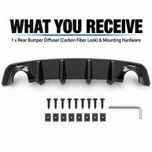 NINTE Rear Bumper Diffuser for 2020-2023 Dodge Charger Widebody – Aggressive Rear Aero