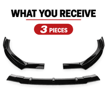 NINTE Front Bumper Lip For 2014-2016 Audi S3 A3 S Line Painted Spoiler Splitter - NINTE