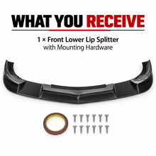 Load image into Gallery viewer, NINTE ZR1-Style Front Bumper Lip Splitter for 2005-2013 Chevrolet Corvette C6 Base – Track-Inspired Aero - NINTE