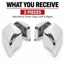 Load image into Gallery viewer, NINTE Mirror Caps for 2015-2020 Ford F-150, Non-Tow Top-Half Covers, 2-Piece - NINTE