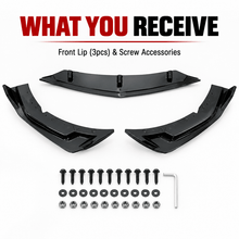 NINTE Front Lip For 2020-26 Cadillac CT4 Front Bumper Splitter - NINTE